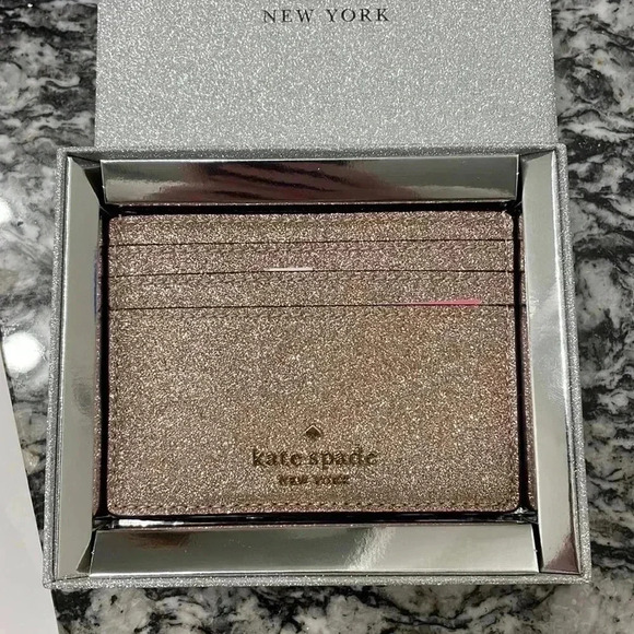 Kate space Glitter Small Cardholder - Picture 1 of 3
